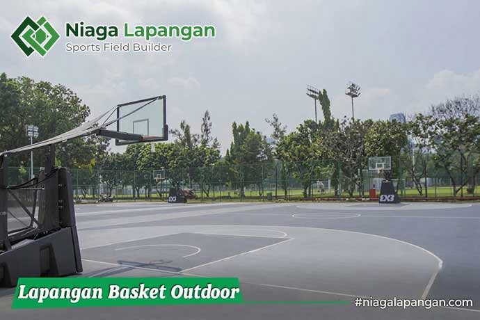 Jasa Pembuatan Lapangan Basket Outdoor Jasa Pembuatan Lapangan Basket Outdoor