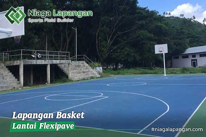 Jasa Pembuatan Lapangan Basket Flexipave Jasa Pembuatan Lapangan Basket Flexipave