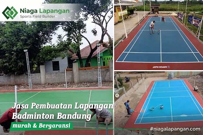 Jasa Pembuatan Lapangan Badminton Bandung