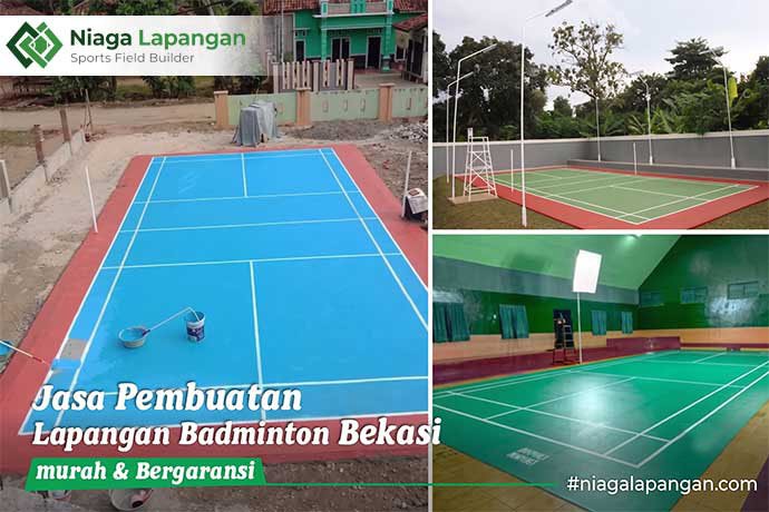 Jasa Pembuatan Lapangan Badminton Bekasi