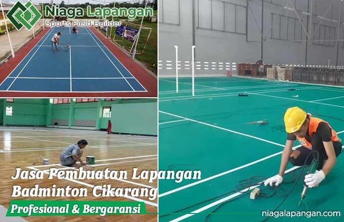 Jasa Pembuatan Lapangan Badminton Cikarang