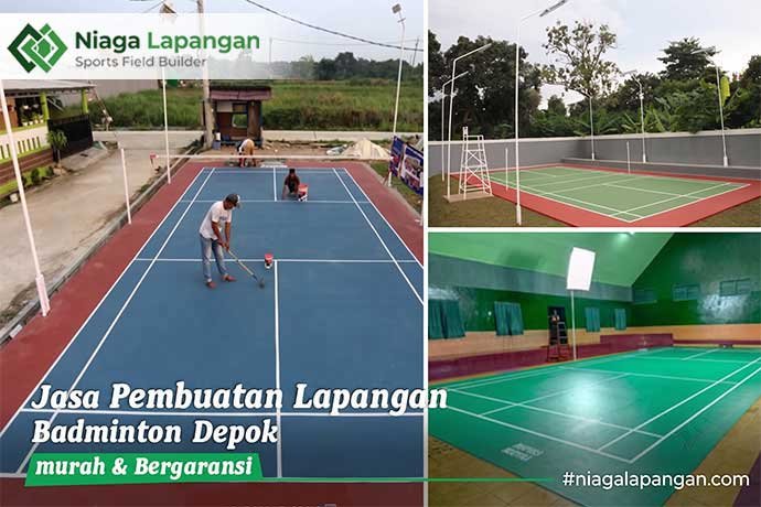 Jasa Pembuatan Lapangan Badminton Depok
