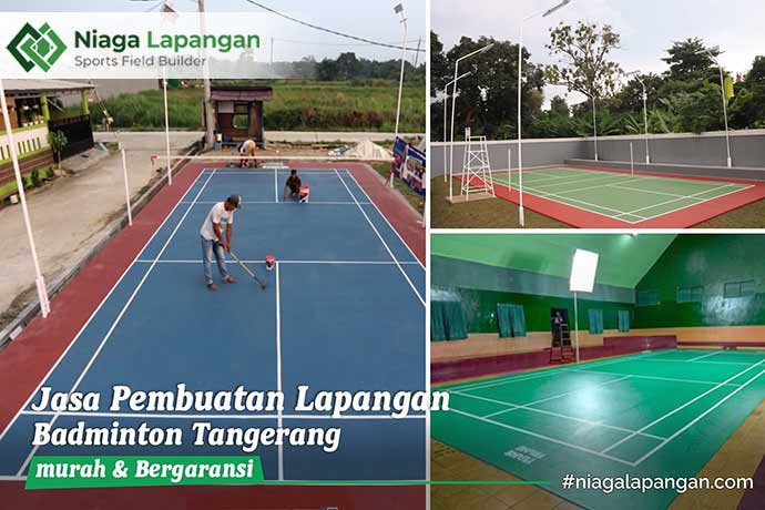 Jasa Pembuatan Lapangan Badminton Tangerang