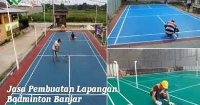Jasa Pembuatan Lapangan Badminton Banjar