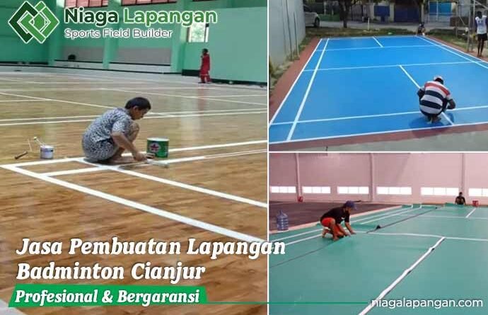Jasa Pembuatan Lapangan Badminton Cianjur