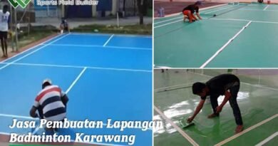 Jasa Pembuatan Lapangan Badminton Karawang