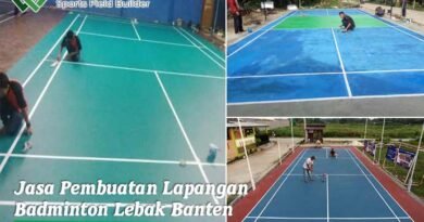 Jasa Pembuatan Lapangan Badminton Lebak Banten