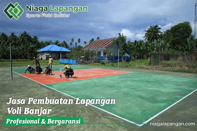 Jasa Pembuatan Lapangan Voli Banjar