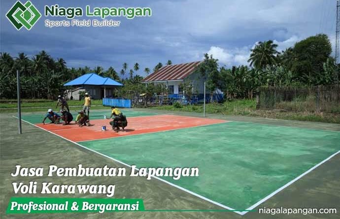 Jasa Pembuatan Lapangan Voli Karawang